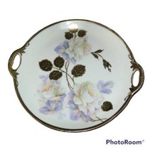 White Rose Three Crown China Cake Plate Tray Germany Numbered Vintage - £17.03 GBP