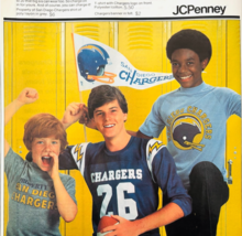 1981 JC Penney Clothes Advertisement Vintage NFL Football Clothing DWV11B - $42.12 CAD