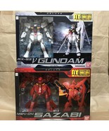 Gundam DX Char&#39;s Counterattack Action Figure Lot of 2 Msia Sazabi Nu - $549.80