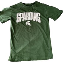 Michigan State Spartans Men’s Med T-shirt Green Champion Football Short Sleeve - £6.30 GBP