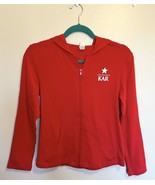 KAR Dance Competition Hoodie Girls XL (12) Red Zip Up Hooded Sweatshirt Dancer - £11.67 GBP