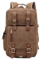 Canvas Backpack Travel Schoolbag Male Backpack Men - £67.86 GBP