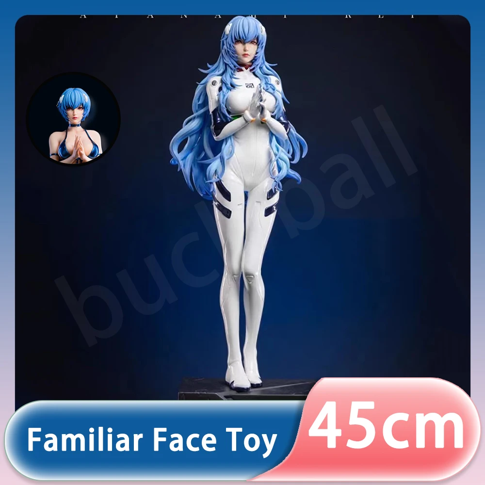 45cm Neon Genesis Evangelion Ayanami Rei Anime Figure Asuka Langley Soryu Action - £61.02 GBP+