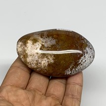 117.5g, 2.8&quot;x1.8&quot;x1&quot; Natural Ocean Jasper Palm-Stone Orbicular Jasper, B30748 - £7.29 GBP