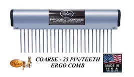 RESCO #80 COARSE COMB Ergonomic Aluminum&amp;Stainless Steel Long Pin-Pet Grooming - £27.51 GBP