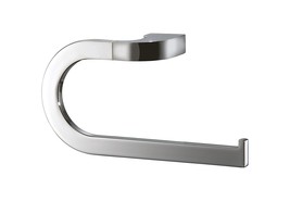 Chloe Polished chrome small towel ring. Hand towel holder. - $109.99