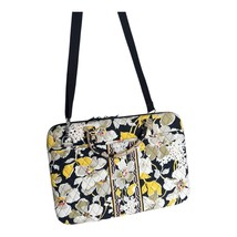 Vera Bradley Large Hard Case Floral Laptop Bag - Black, Yellow, White - $88.11