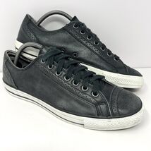 Converse Men’s All Star Chuck Taylor Wing Tip Sneaker Sz 9.5 Black Leath... - $69.24 CAD