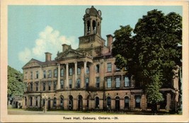 Canada Ontario Cobourg Town Hall Architecture Building Government VTG Postcard - £7.51 GBP