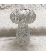 Italian Handblown Murano Glass Mushroom Paperweight by Alessandro Coppol... - $47.39 CAD