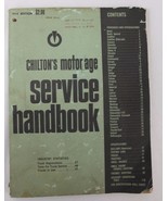 Chilton&#39;s Motor Age Service Handbook Manual 43rd Edition from 1968 Auto ... - £6.71 GBP