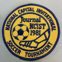 National Capitol Invitational Soccer Tournament Journal NCIST 1981 Patch - £4.62 GBP