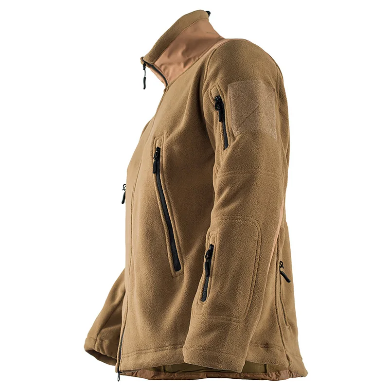  Army Fleece Jacket Winter  Thermal Warm Work Coats work Multi Pockets Mens Safa - $203.06