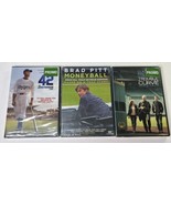 NEW DVD Lot Sports Moneyball, 42 Jackie Robinson, Trouble With The Curve - £9.84 GBP
