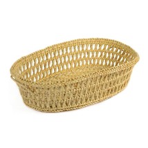 Oval Willow Wicker Storage Basket Fruit Bowl Bread Basket - £12.10 GBP