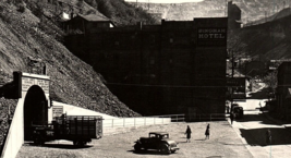 Utah Bingham Hotel Copperfield Canyon Tunnel Street View Postcard RPPC U... - $12.69