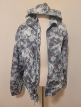 Cat and Jack youth boy camo windbreaker jacket Hood Zip Sz 16 - £6.32 GBP