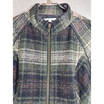 CAbi Womens Style 611 All Tied Up Vest Plaid Wool Blend Tweed Zip Front ... - $24.95