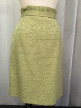 Classiques Entier Women&#39;s Skirt Green Tweed Straight Skirt Size 14 NWOT - £49.45 GBP