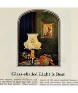Vintage 1922 Macbeth Evans Glass Company Print Ad Glass Candle Shade Pit... - $9.07 CAD
