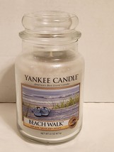 Yankee Candle BEACH WALK 22 oz LGE JAR  FAVORITE  SCENT HTF - $35.63