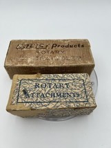 Greist Rotary Attachments Original Box Vtg Sewing Machine Parts Buttonho... - $19.79