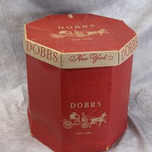 Dobbs Fifth Avenue New York Tall Hat Box 12&quot; Tall  3 Spacers - $58.79