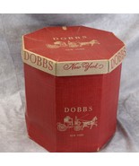 Dobbs Fifth Avenue New York Tall Hat Box 12&quot; Tall  3 Spacers - $58.79