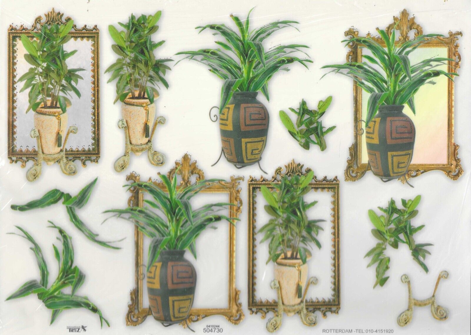 TBZ. Traditional Embossed Decoupage Sheet. A4 - $0.75