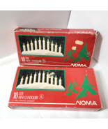 Noma 10 Light Mini Electric Candolier 2 Sets Vintage In Original Box Sli... - $473.12 MXN