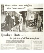 1930 Quaker Oats Cereal Rolled Oat Advertisement Hot Breakfast Foods DWJJ19 - $41.18 CAD