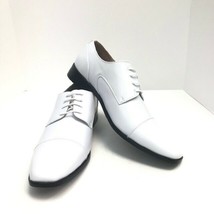 Majestic Collection Men&#39;s White Dress Shoes Upper Leather Lining Sizes 9... - £42.95 GBP