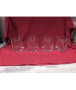 Cera Glassware Geometric  Double Old Fashioned Glasses, Set Of 4, Vintag... - $35.64