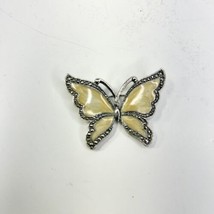 Vintage Avon Butterfly Pin Brooch Yellow for Coat Jacket Dress or  Blouse  - £7.52 GBP