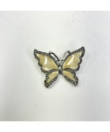 Vintage Avon Butterfly Pin Brooch Yellow for Coat Jacket Dress or  Blouse  - £7.54 GBP