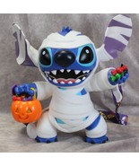 2025 Disney Parks Stitch Mummy Happy Halloween Popcorn Bucket Lights &amp; G... - $96.34 CAD