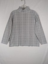 Vintage Carroll Reed Turtleneck All Over Print 90s Cabin Grandma core Large - £8.84 GBP