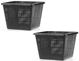 7&quot; Square Plastic Woven Mesh Pond Plant Baskets,  2 pcs Value Pack Plant... - $33.67 CAD