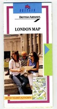 British Airway London Map 1993 British Tourist Authority - £11.43 GBP