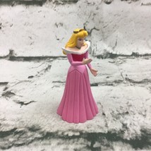 Disney Sleeping Beauty Princess Aurora Figure Pink Gown Cake Topper Toy - £4.74 GBP