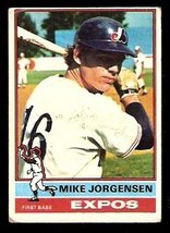 Montreal Expos Mike Jorgensen 1976 Topps Baseball Card # 117 Vg - £0.39 GBP