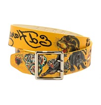 Ed Hardy Men&#39;s Panther Snake Belt Size 38 - $34.65