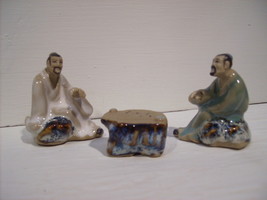 Orental Asian 3 Pc Figurine Set with Table Decor  nCp27 - £14.91 GBP