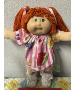 VTG  Cabbage Patch Kid Girl HTF P Factory Red Hair Green Eyes Head Mold ... - €246,36 EUR