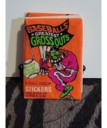 1988 Leaf Baseballs Greatest Grossouts Sealed Card Packs Lot Of 3 - £14.07 GBP