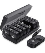 XL Weekly Pill Organizer Large Compartments 2 Times a Day AM PM Black Pr... - $15.99
