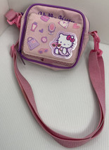 Super cute Hello kitty mini shoulder purse has attached wallet Pink Sanr... - $36.92