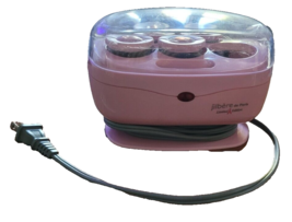 Vintage Jilbere Hot Roller Set Limited Edition Breast Cancer Awareness C... - $14.99