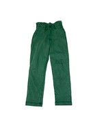Kut From The Kloth Rachel High Rise Paperbag Waist Green Straight Leg Je... - $632.77 MXN
