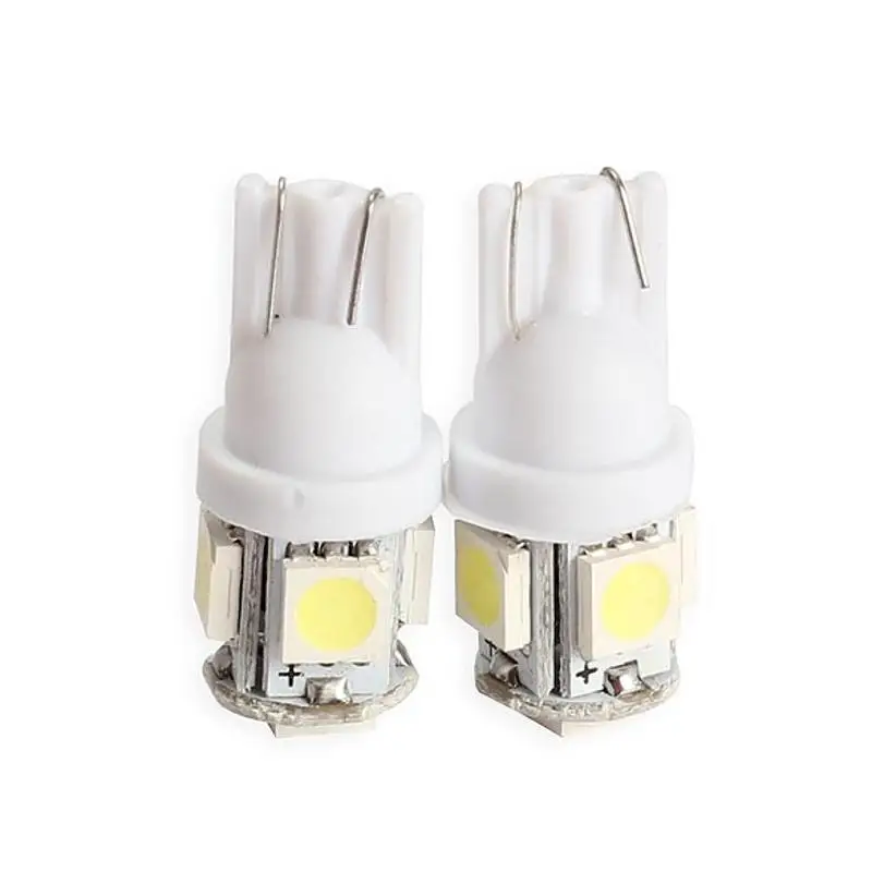 Car LED Lights - T10 5050 5SMD White LED Bulb for Auto Side Tail Lamps, Low Po - £9.46 GBP